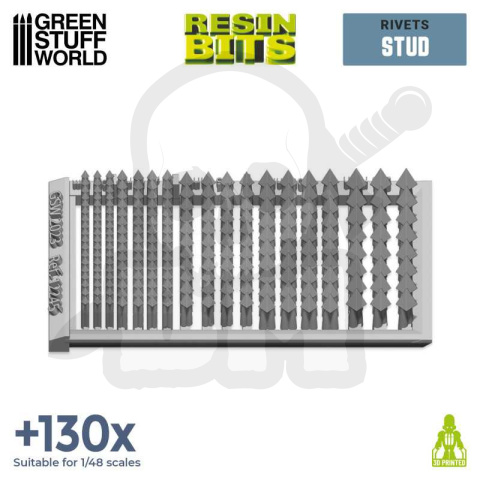 Battle-Models > 3D Printed Set - Micro Rivets - Stud - nity 130 szt.
